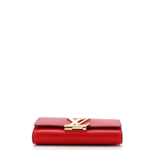 Louis Vuitton Chain Louise Clutch Leather GM