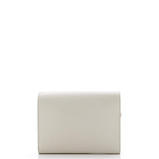 Saint Laurent Cassandra Chain Wallet Leather Mini