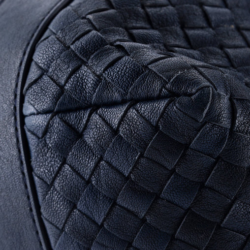 Bottega Veneta Zip Shoulder Bag Intrecciato Nappa Large