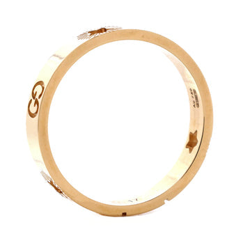 Gucci Icon Star Cut-Out Ring 18K Yellow Gold