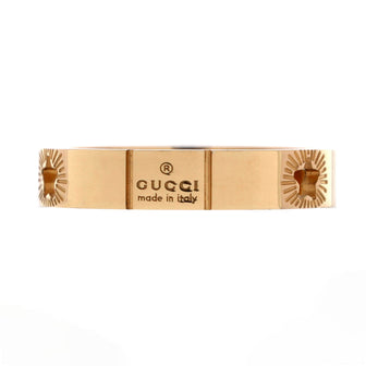 Gucci Icon Star Cut-Out Ring 18K Yellow Gold