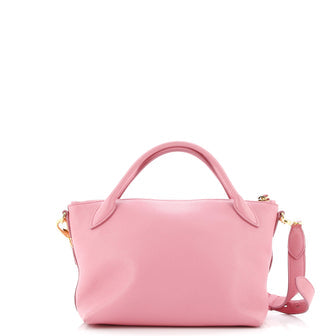 Prada Convertible Top Handle Satchel Vitello Daino Small