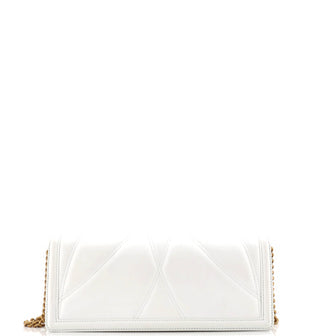 Dolce & Gabbana Devotion Chain Clutch Quilted Leather East West