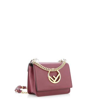Fendi Kan I F Shoulder Bag Leather Small