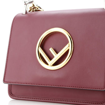 Fendi Kan I F Shoulder Bag Leather Small