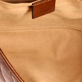 Gucci GG Marmont Flap Bag Diagonal Quilted Leather Mini