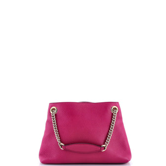 Gucci Soho Chain Strap Shoulder Bag Leather Mini