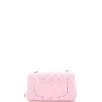 Chanel Classic Single Flap Bag Quilted Lambskin Mini