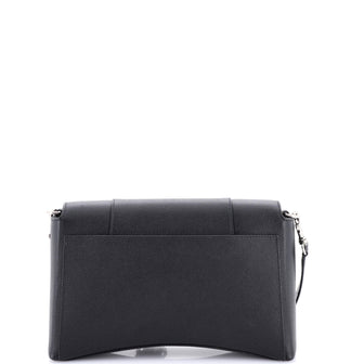 Balenciaga Downtown Soft Hourglass Shoulder Bag Leather Small