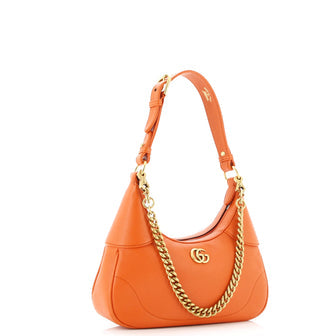 Gucci Aphrodite Zip Shoulder Bag Leather Small