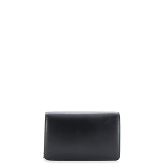 Celine Margo Triomphe Wallet on Chain Leather