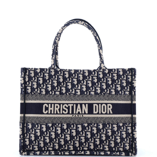 Christian Dior Book Tote Oblique Canvas Medium