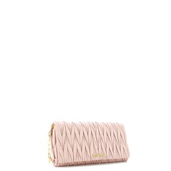 Miu Miu Flap Crossbody Bag Matelasse Leather Small