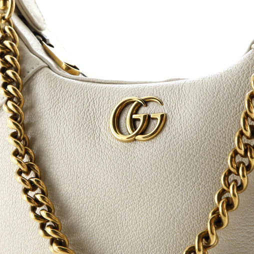 Gucci Aphrodite Zip Shoulder Bag Leather Small