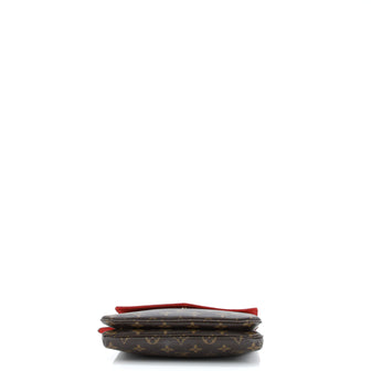 Louis Vuitton Twice Handbag Monogram Canvas and Leather
