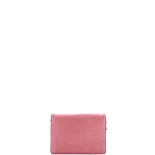Prada Full Flap Shoulder Bag Glace Calf Small