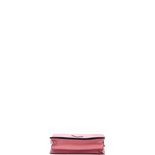 Prada Full Flap Shoulder Bag Glace Calf Small