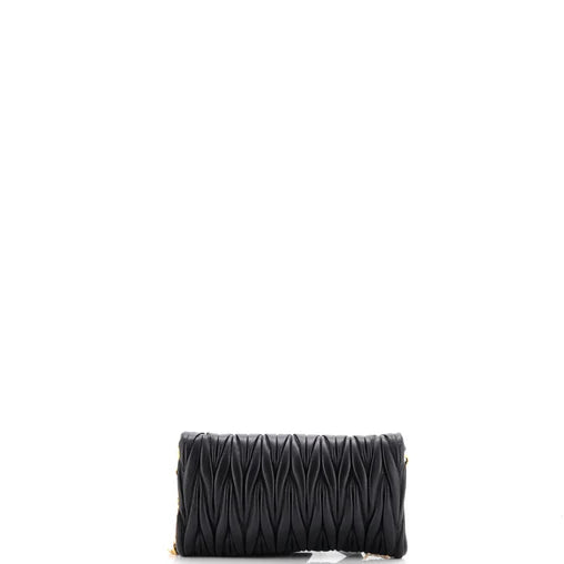 Miu Miu Flap Crossbody Bag Matelasse Leather Small