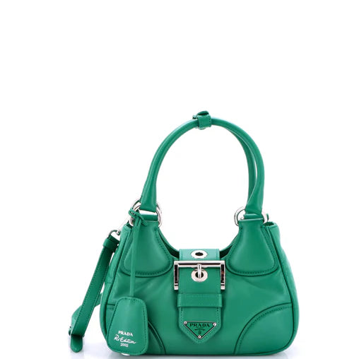 Prada Re-Edition 2002 Moon Handle Bag Padded Nappa Leather
