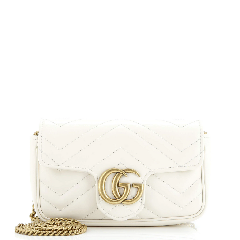 Gucci GG Marmont Flap Bag Matelasse Leather Super Mini