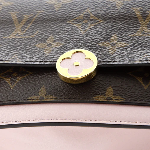 Louis Vuitton Flore Chain Wallet Monogram Canvas with Leather