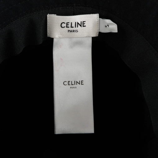 Celine Logo Bucket Hat Printed Canvas