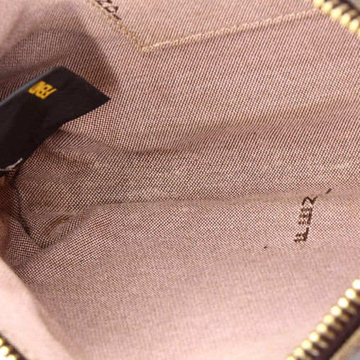 Fendi Chain Pochette Zucca Coated Canvas