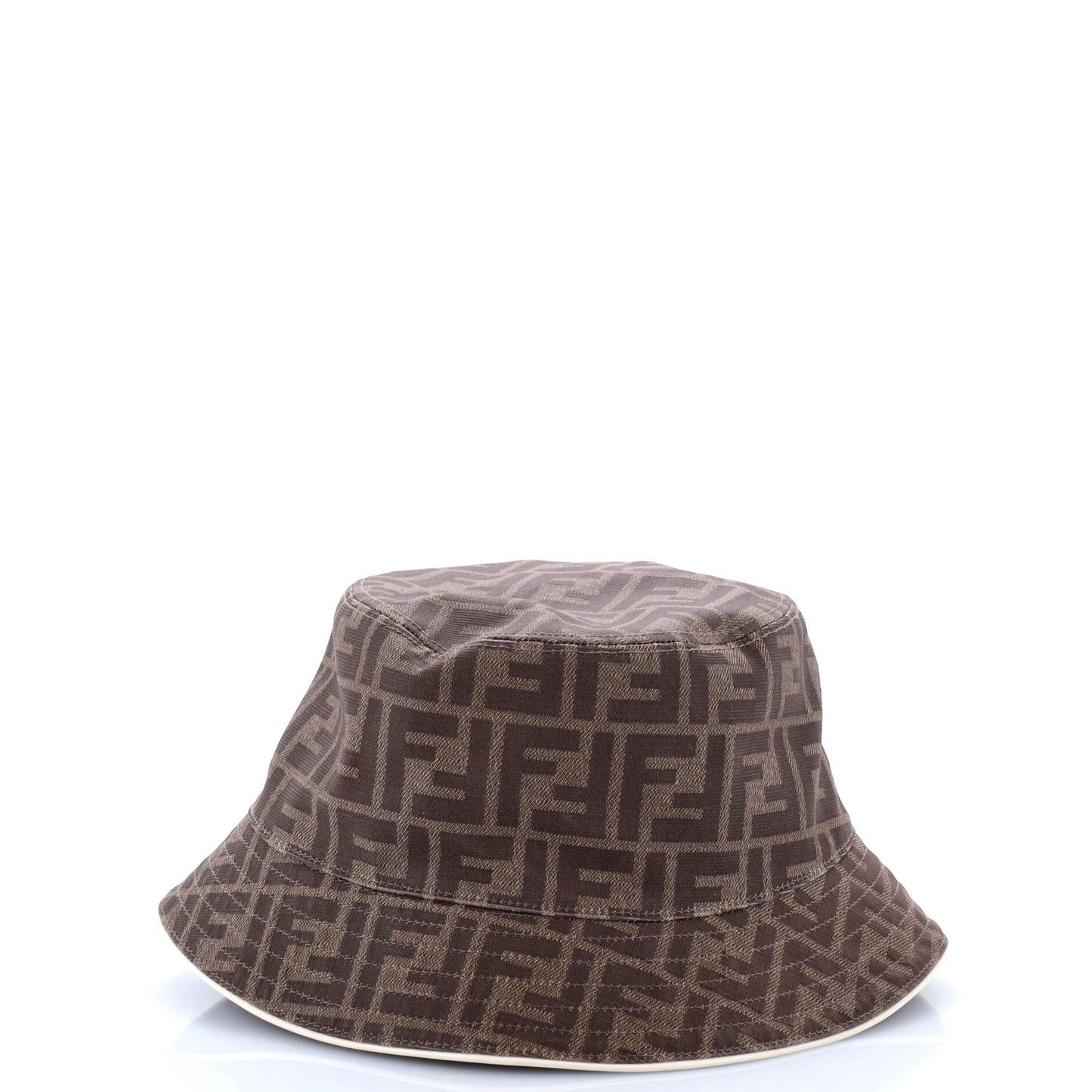 Fendi Reversible Bucket Hat Zucca Canvas and Cotton