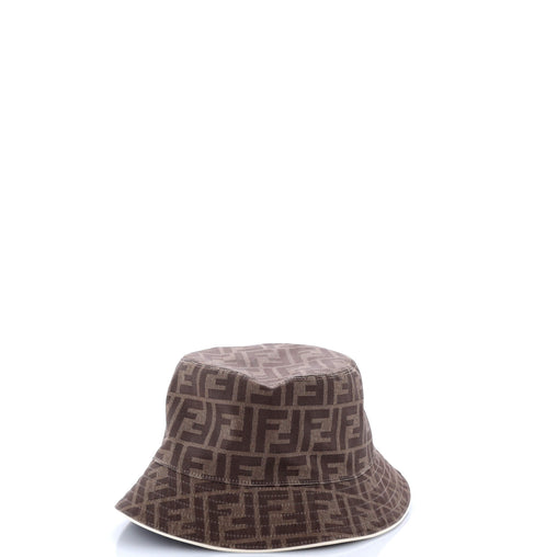 Fendi Reversible Bucket Hat Zucca Canvas and Cotton