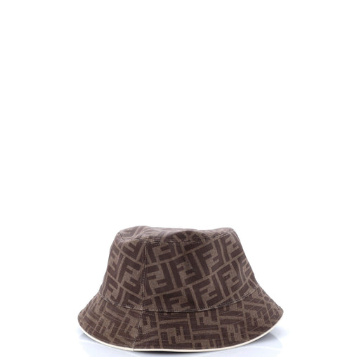 Fendi Reversible Bucket Hat Zucca Canvas and Cotton