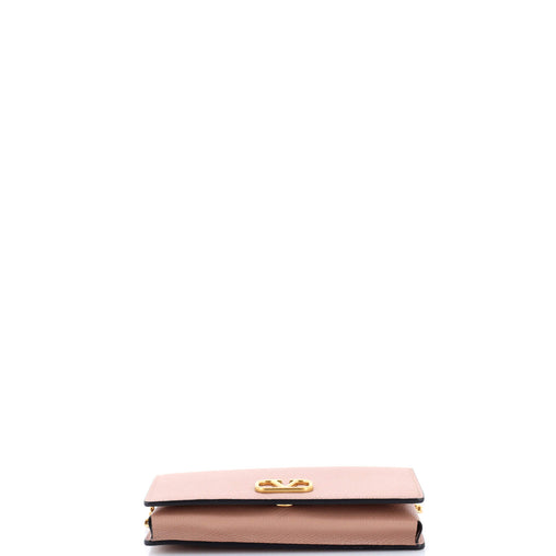 Valentino Garavani VLogo Signature Wallet on Chain Leather