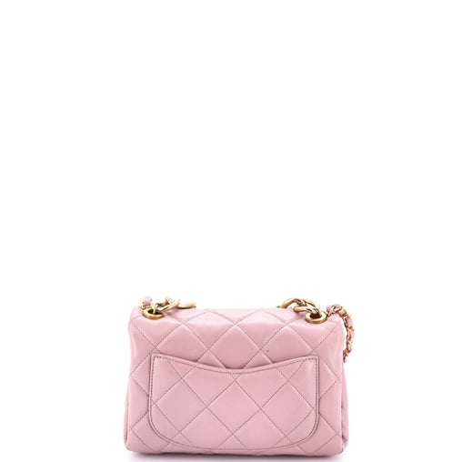 Chanel Color Match Flap Bag Quilted Lambskin Small
