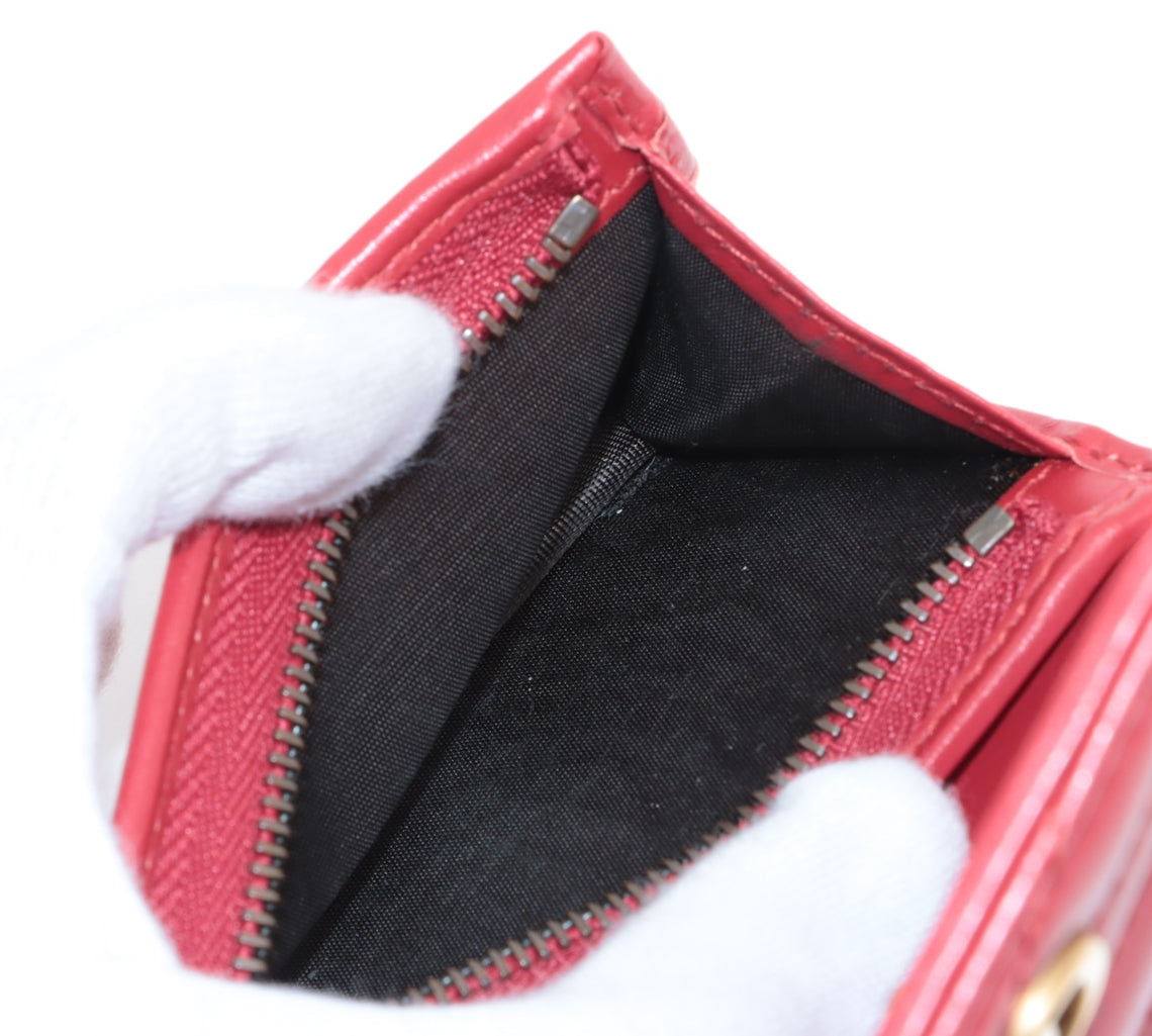 Gucci GG Marmont Leather Compact Wallet