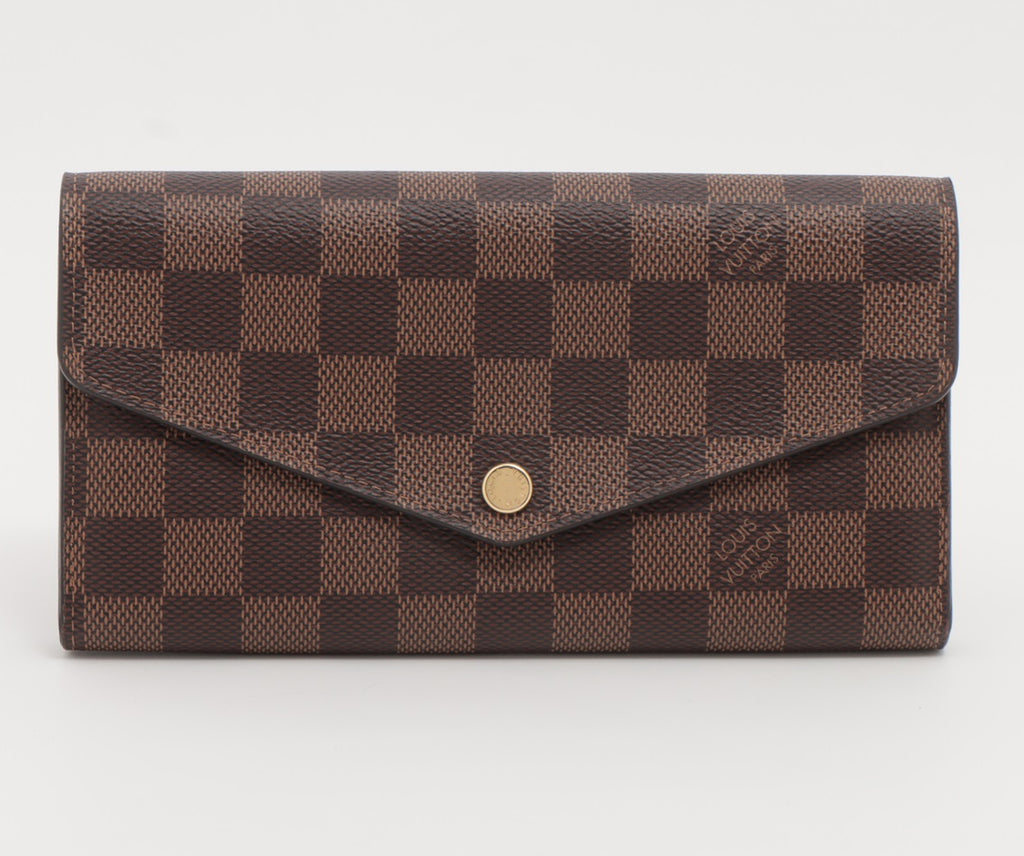 Louis Vuitton Damier Portefeuille Sarah Brown Long Wallet