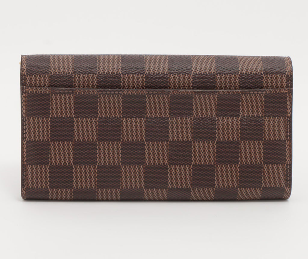 Louis Vuitton Damier Portefeuille Sarah Brown Long Wallet