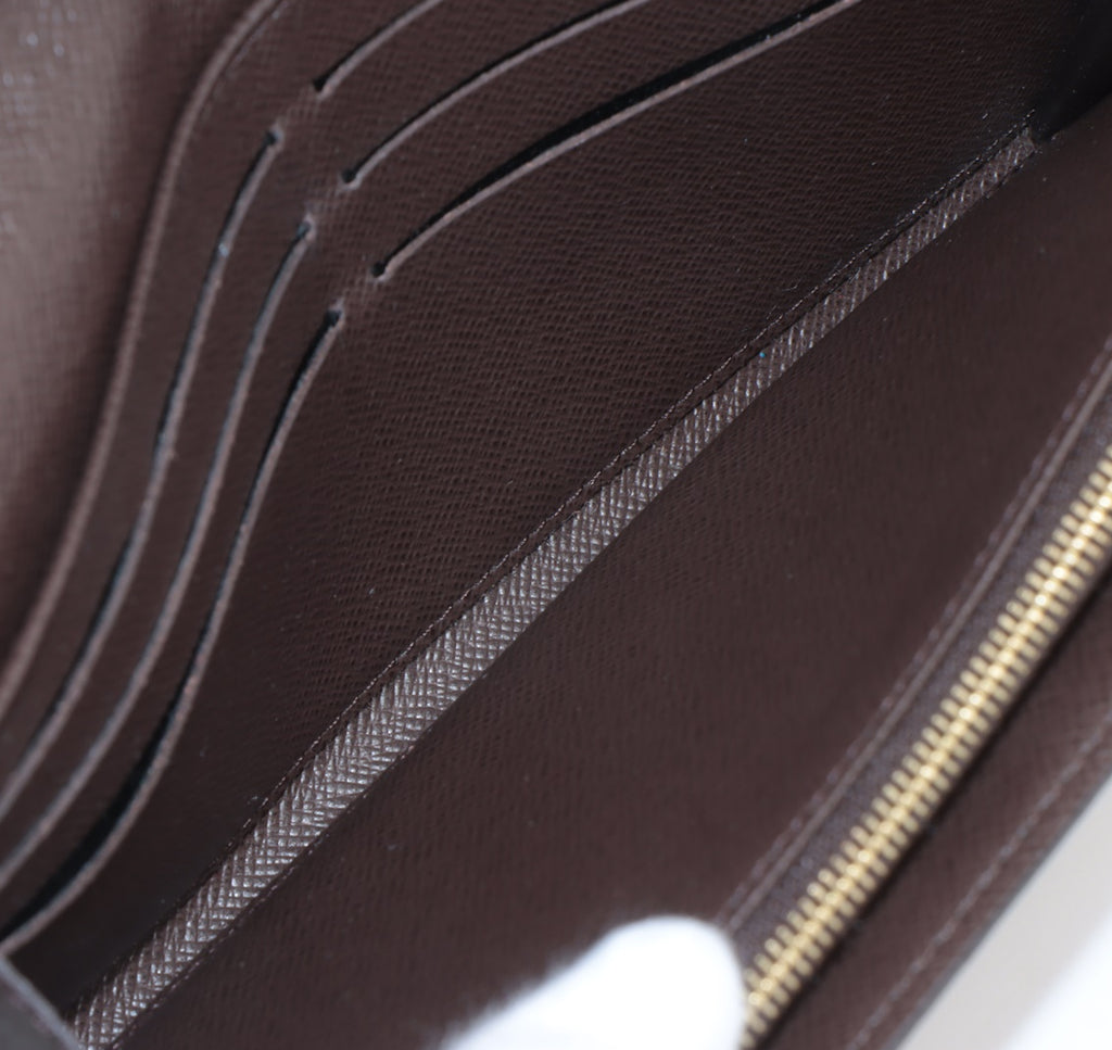 Louis Vuitton Damier Portefeuille Sarah Brown Long Wallet