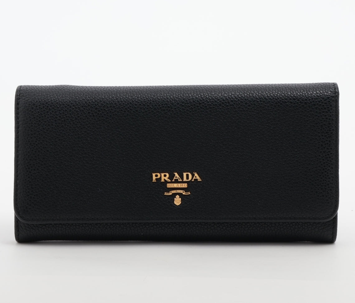 Prada Leather Long Wallet