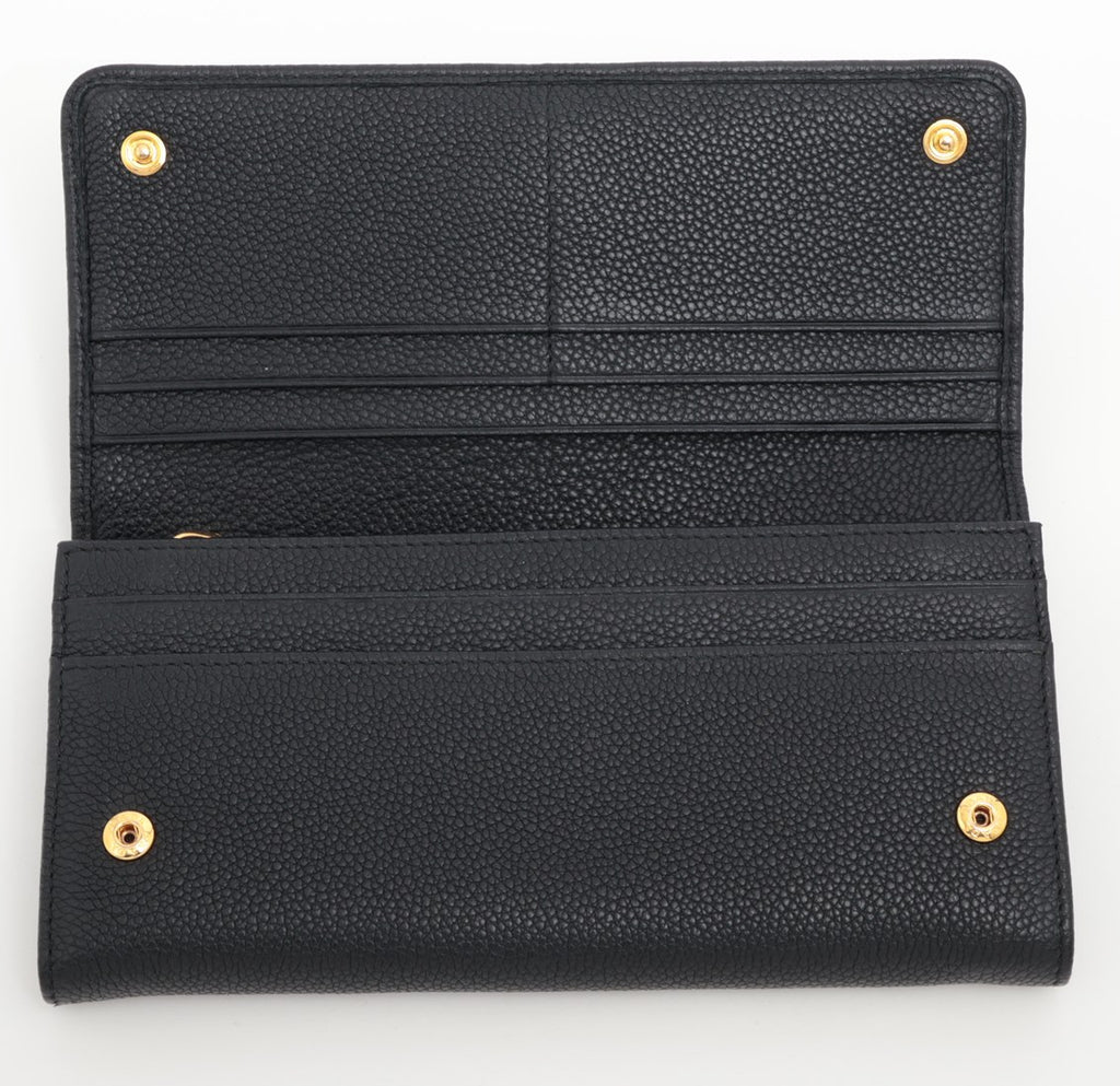 Prada Leather Long Wallet