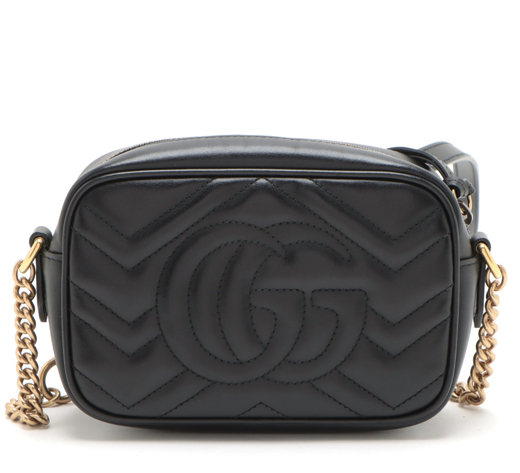 Gucci GG Marmont Leather Chain Shoulder Bag