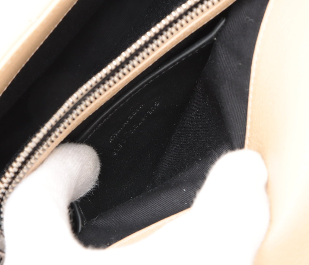 Saint Laurent Paris College Leather 2 Way Shoulder Bag