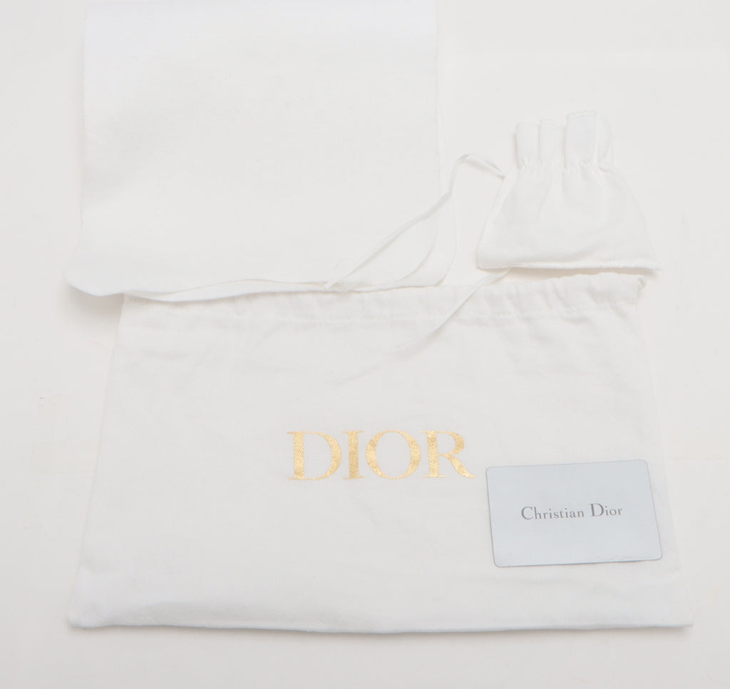 Christian Dior Saddle Leather Chain Wallet