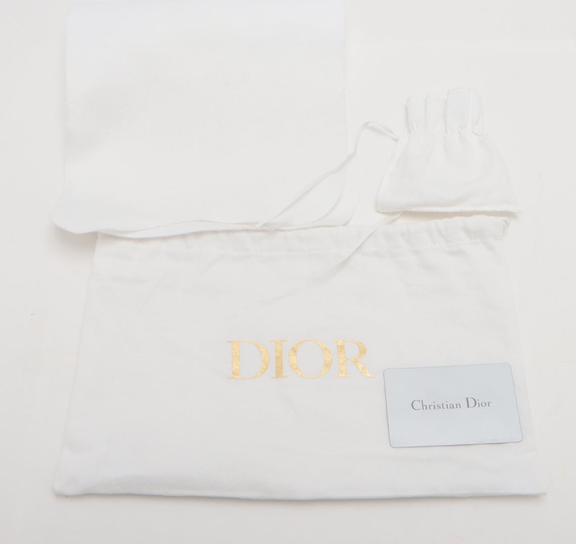 Christian Dior Saddle Leather Chain Wallet