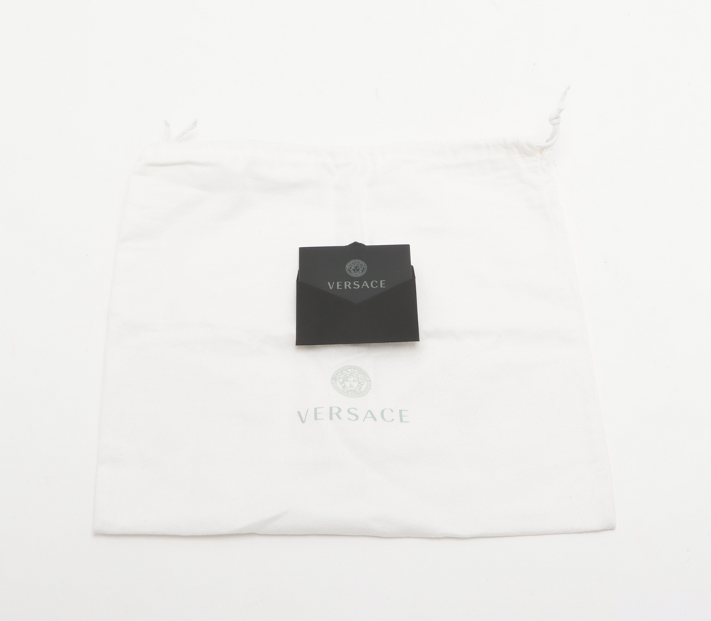 Versace Greca Goddess Patent Leather 2 Way Shoulder Bag Pink