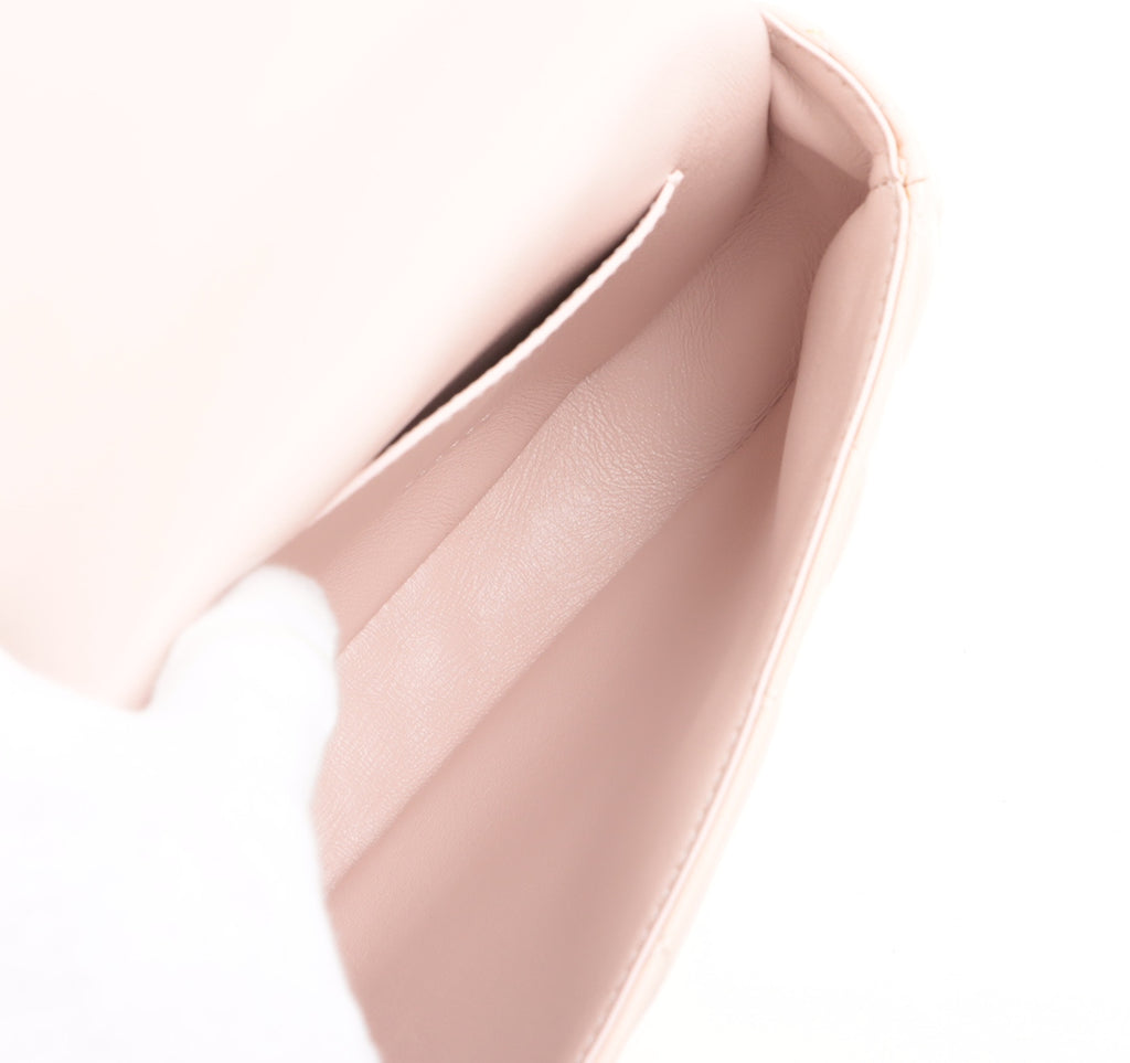 Versace Greca Goddess Patent Leather 2 Way Shoulder Bag Pink