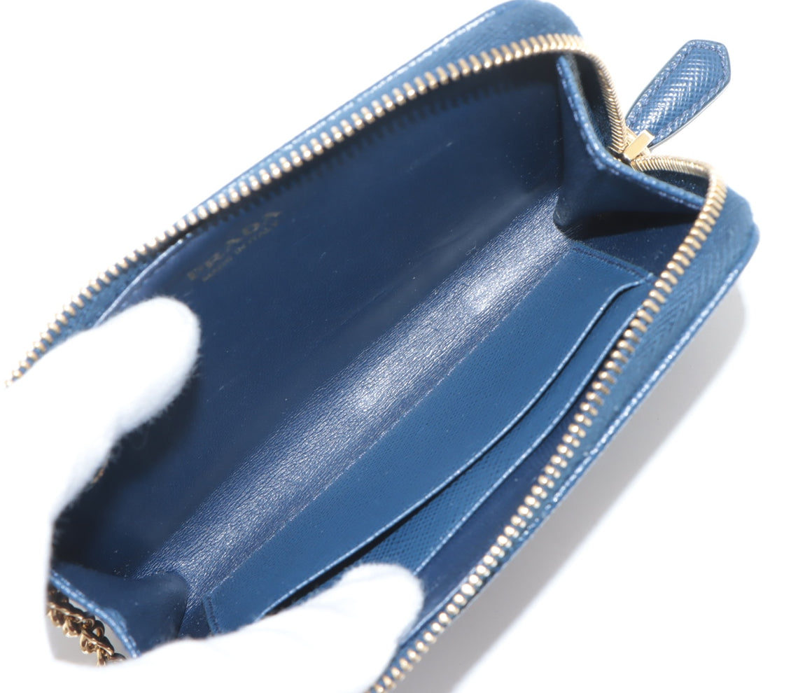 Prada Saffiano Metal Leather Coin purse