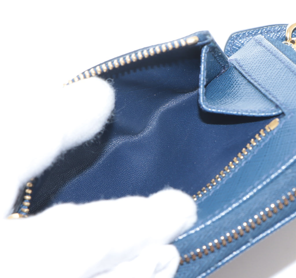 Prada Saffiano Metal Leather Coin purse