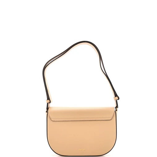 Versace Virtus Flap Messenger Bag Leather Medium