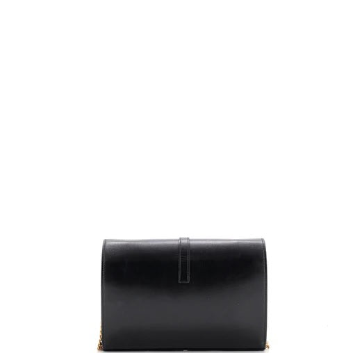 Saint Laurent Sulpice Chain Wallet Leather