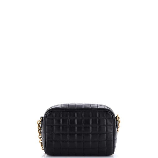 Saint Laurent Cassandre Chain Camera Bag Quilted Leather Mini