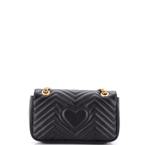 Gucci GG Marmont Flap Bag Matelasse Leather Small